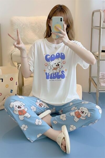 PEMBİŞ HOMEWEAR Піжамний комплект Zezey Good Vibes