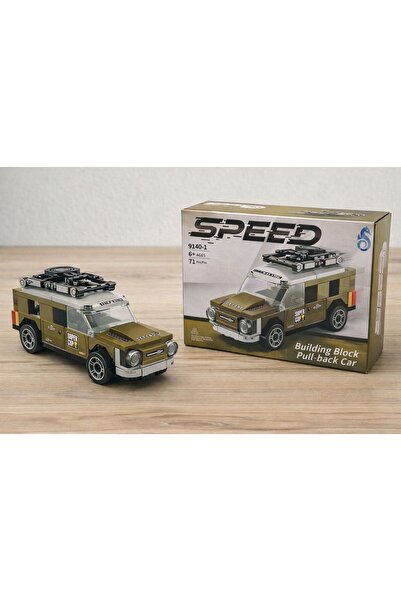 Balonsan Speed Building Block Pull and Drop Lego Car