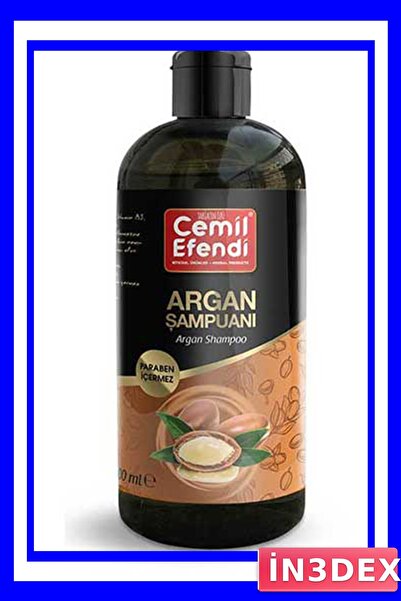İN3DEX Argan Oil Shampoo for Dry Hair 400ml