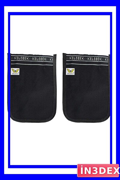 İN3DEX طقم من قطعتين من مناشف الحمام السوداء على الطراز العثماني