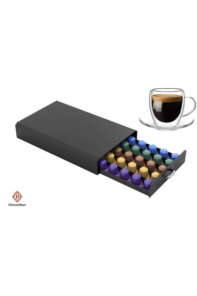 OEM Suport organizator tip sertar, 50 capsule, 40x24x6 cm