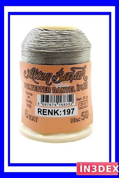 İN3DEX Lace and Embroidery Thread 20 Gram Pack