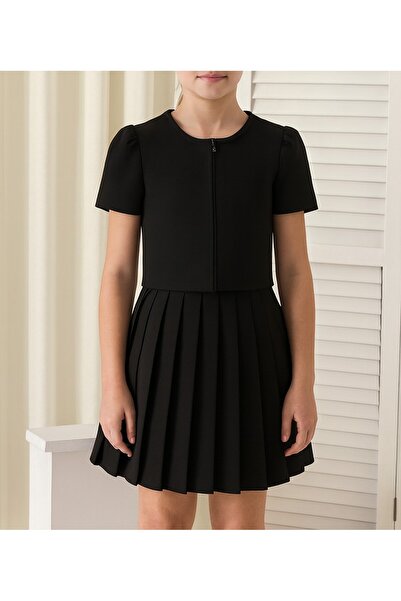 shop Girl's Summer Woven 2-Piece Combination with Stylish Design