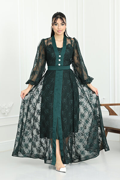 modern designer Luxurious soft Lace dress