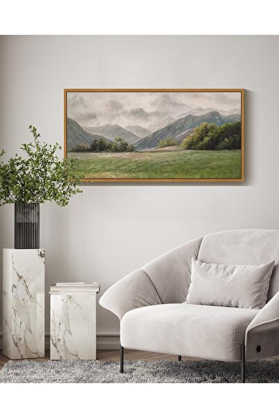 ALAYRA International Rustic Grassland Meadow Wall Art – Vintage Wilderness La...