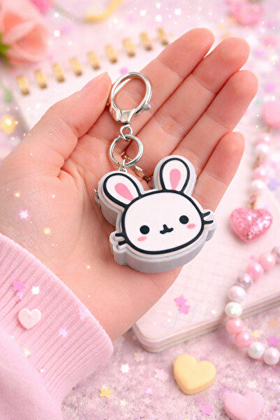 Otscraft Studio Cute Rabbit Clicker Keychain – the New Favorite of School Bags