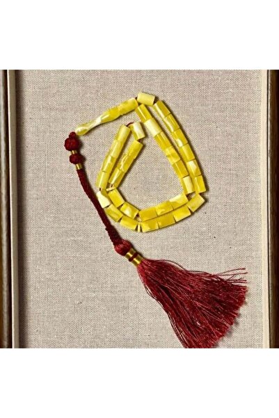 alomran orientals Amber rosary – elegant cylindrical turning