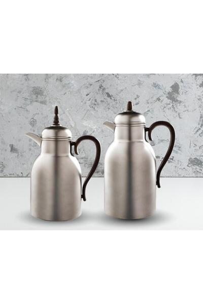 TOHFAT-AL MAIDAH Rim Thermos Set, Luxury, 18-Hour Heat Preservation, Tea Capa...