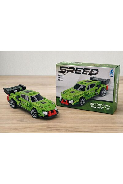 Balonsan Speed Building Block Pull and Drop Lego Car