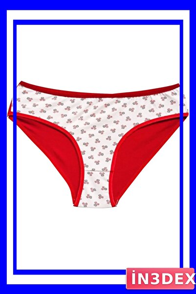 İN3DEX Cotton Lycra Patterned Wide-Brimmed Women's Panties