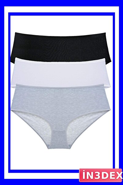 İN3DEX High Waist Bato Panties Set for Women 3 Pieces