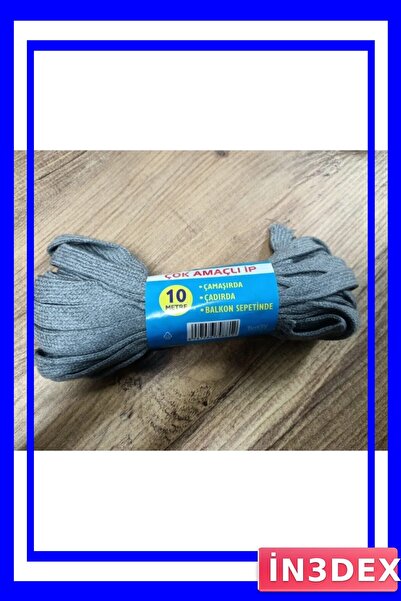 İN3DEX حبل تجفيف الملابس المتين بطول 10 أمتار