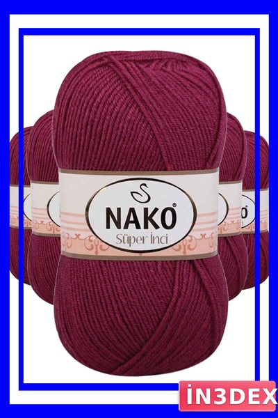 İN3DEX Cherry Rotten Colorful Hand Knitting Yarn Set 5-Pack