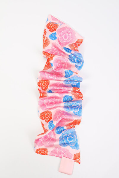 NESSCARF Eșarfă de gât cu model dublu 30x75 cm