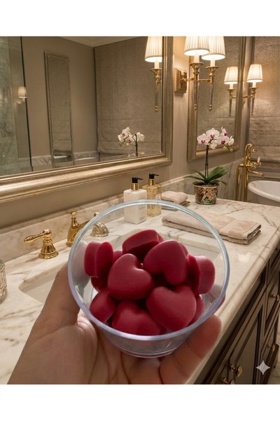 Beta Moda Hub صابون على شكل قلب هدية، صابون صغير معطر، هدايا الخطوبة والزفاف،...