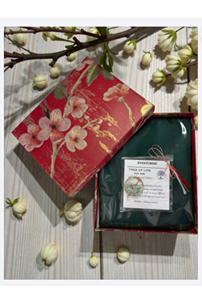 OEM Set esarfa si pandantiv hand-made multicolor, culoare - Verde