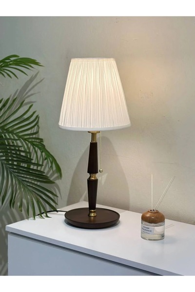 terndat Wooden lampshade in brown