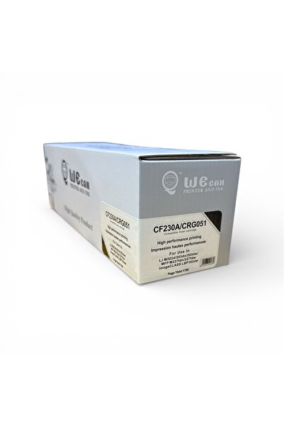 Wecan CF230A / CRG051 Black Ink Compatible with HP and Can Printers...