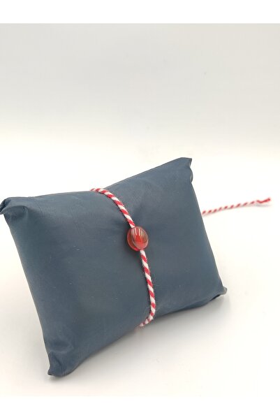 ALTUNTAŞ Fire Amber Stone Marteni̇çka Adjustable Bracelet