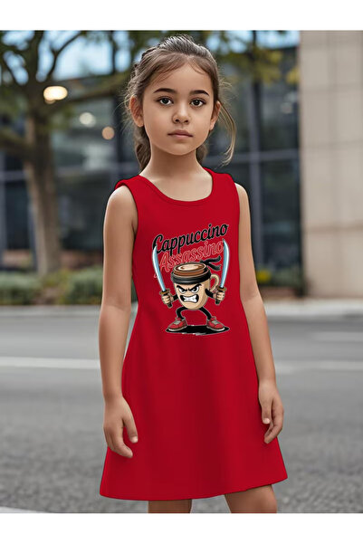 Cevval Момичешка рокля с принт