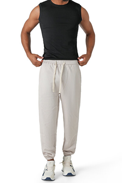hendam Men's casual comfortable trousers with an elastic waistband