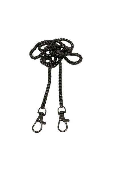 SEM AKSESUAR Lanț pentru geantă de 115 CM, nichel negru (ANTRACIT)-Lanț metal...