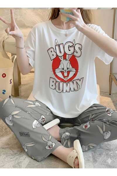 PEMBİŞ HOMEWEAR Zezeyle Bugs Buny Pijama Takımı