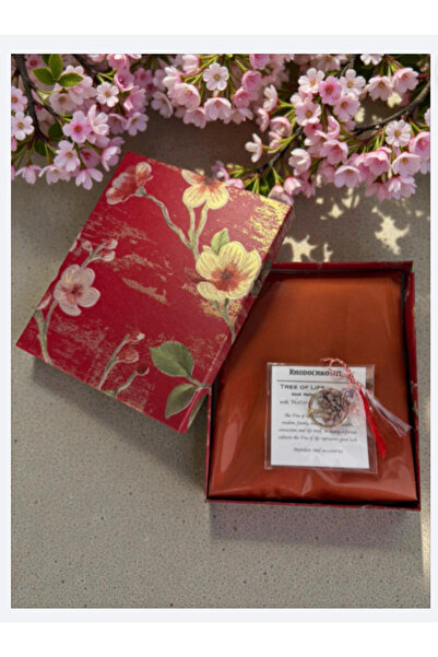 OEM Multicolor hand-made scarf and pendant set, color - Orange