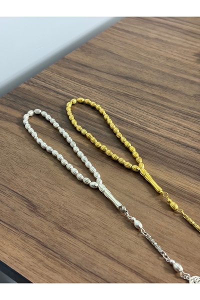 tesbihciniz Zarafetin İkilisi: Gümüş & Altın Kaplama Özel Tesbih Seti