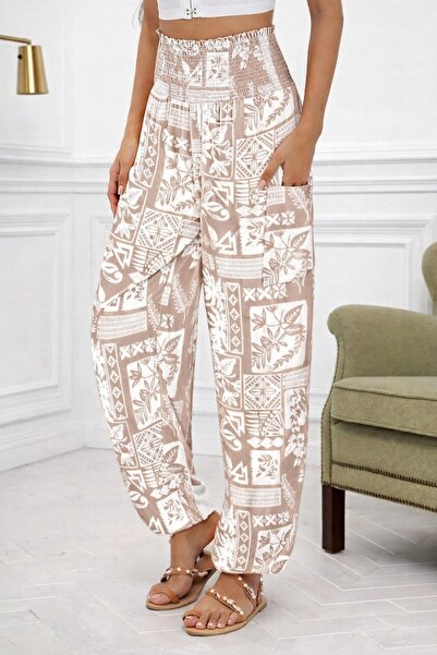 Kanonik Education Women's Patterned Single Jersey Pants