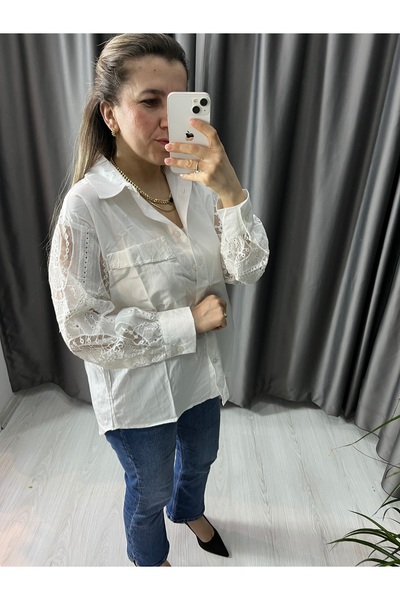 DİĞER1111 Dantelli gömlek