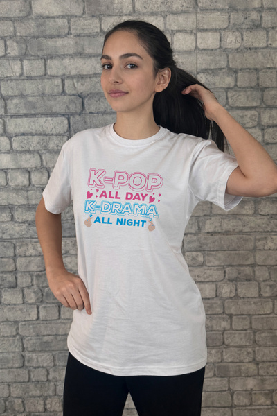 barsdepo K-Pop K-Drama Printed Unisex T-Shirt for Children / Adults (with Sur...