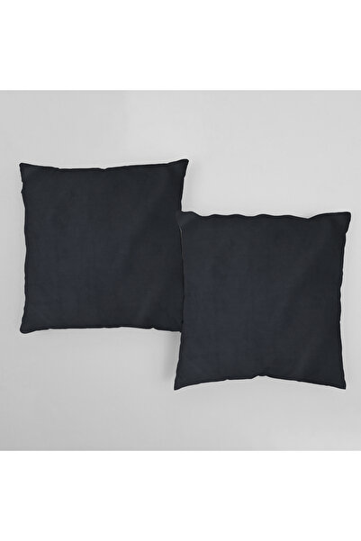 Casasro Set 2 Perne Decorative, Antracit, 45x45cm, Catifea Lux