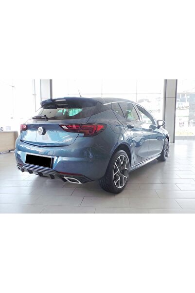 Tuning Vadisi Astra K HB Sport Arka Difüzör Boyasız Egzoz Uçlu Egzoz Görünüml...