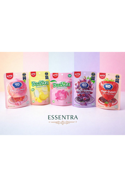 Essentra Home ESSENTRA 3D Meyve Şekilli Jelibon Amos & Cokoc – Yumuşak Şeker ...
