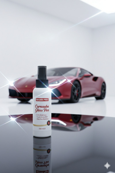 MANN PRO Carnauba Crystal Glass-Boya Canlandırıcı ve Ultra Parlatıcı Sıvı Wax...
