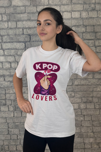 barsdepo K-Pop Lovers Printed Unisex T-Shirt for Children / Adults (with Surp...