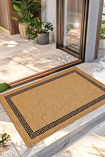 Empressco Frame Desenli Kapı Önü Halı Paspas 40x60 cm, şık ve dayanıklı kullanım
