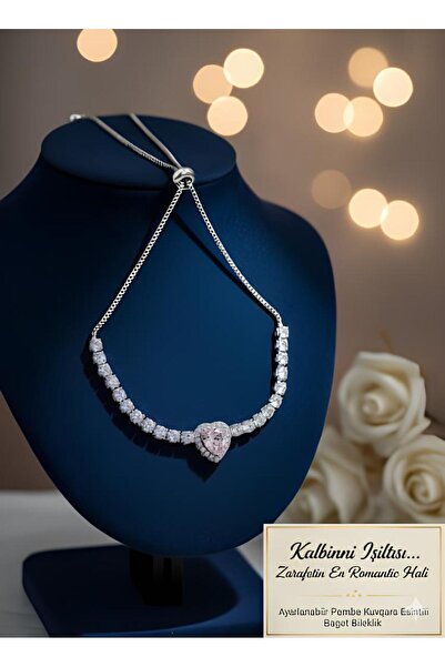 Banum Luxury سوار فولاذي بتصميم على شكل قلب