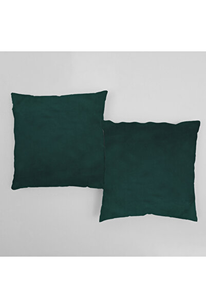 Casasro Set 2 Perne Decorative, Verde, 45x45cm, Catifea Lux