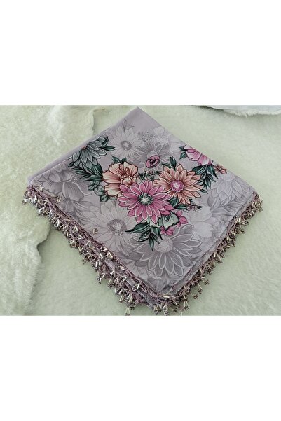 hoaryage Handmade Patterned Hand Embroidered Cheesecloth with Ring Beads on t...