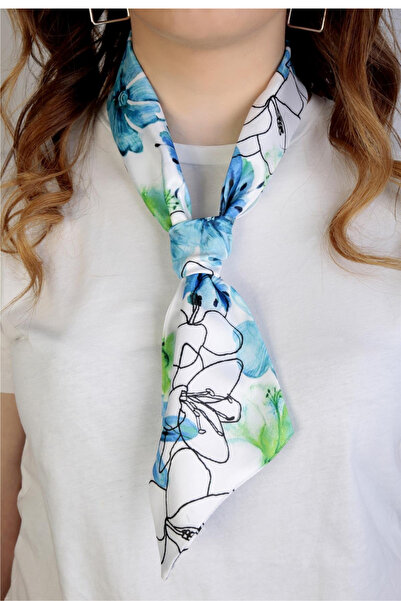 NESSCARF Women's Scarf Patterned 12X100 cm