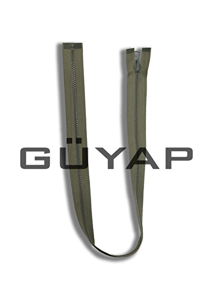 GÜYAP YAPI TEKSTİL Premium KEMİK Diş Döner Kafa Mont Fermuarı [ HAKİ - 75 Cm ...