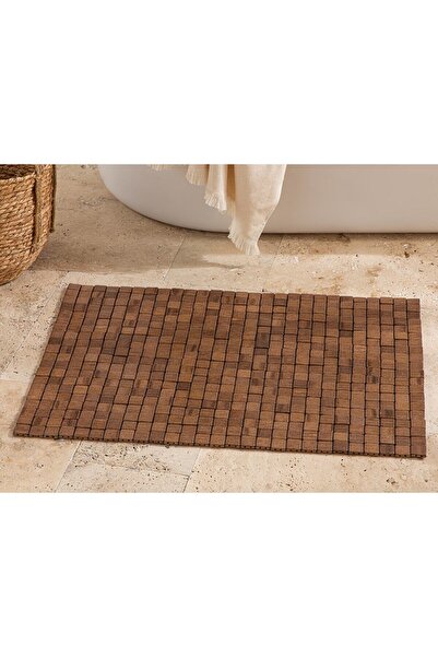 Empressco Bambu Duş Kaydırmazı 50x70 cm Kahverengi, Güvenli ve Şık Tasarım