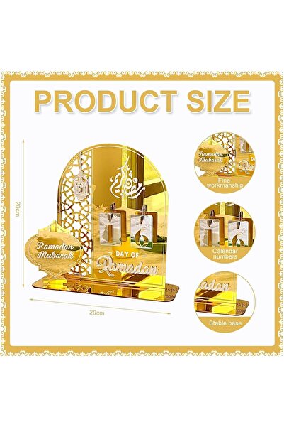 Yoawllty Ramadan Decorations for Home Ramadan Advent Calendar Countdown Calen...