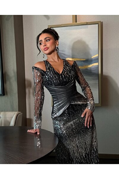 saher-alshrek elegant evening dress