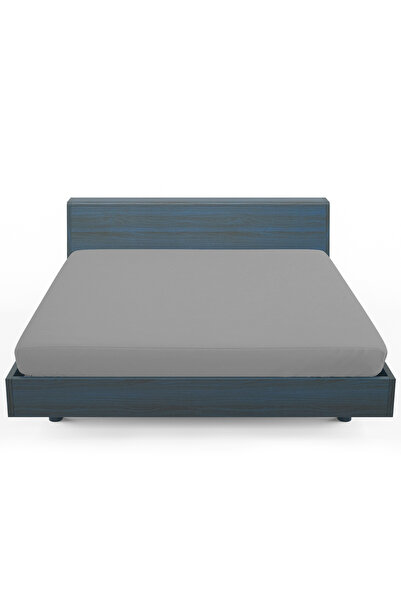 Casasro Cearceaf de pat cu elastic CASASRO, Bumbac jersey, 180x200x30 cm, Ant...