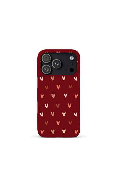 KaffCase حافظة هاتف من السيليكون الفاخرة بتصميم قلوب ملونة متوافقة مع آيفون 1...