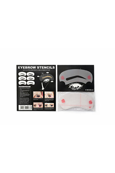 OEM Eyebrow Stencils Set 6 Models – Reusable Eyebrow Stencils