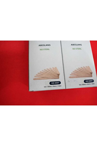Abeslang 100 lü Dil çubuğu ağda spatulası 1 kutu